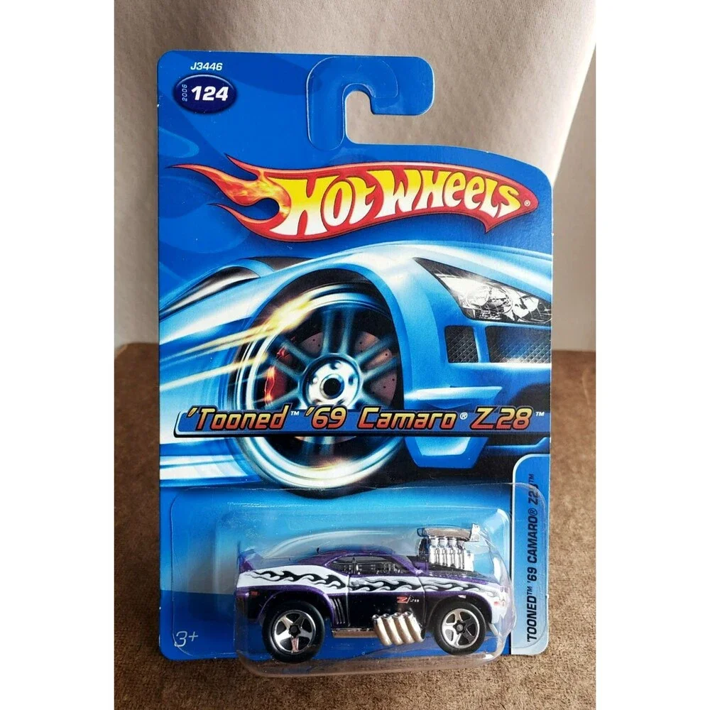 Hot Wheels TOONED '69 CAMARO Z28 Metalflake Purple 124 1:64 K-Mart Exclusive 5SP